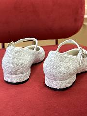Chanel Tweed Shoes White - 6