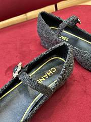 Chanel Tweed Shoes Black - 5