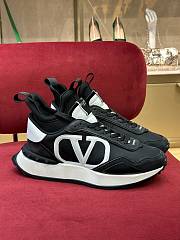 Valentino V Logo Men's Shoes Black - 1