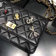 Chanel Lucky Charms Reissue WOC Quilted Calfskin Size 12.3 x 19.2 x 3.5 cm - 6