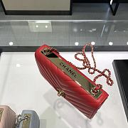 Chanel WOC Trendy Red Gold Hardware Size 12.3 × 19.2 × 3.5 cm - 6
