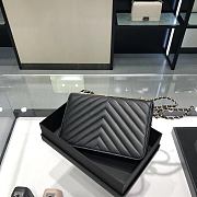 Chanel WOC Trendy Black Gold Hardware Size 12.3 × 19.2 × 3.5 cm - 6