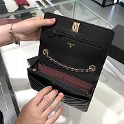 Chanel WOC Trendy Black Gold Hardware Size 12.3 × 19.2 × 3.5 cm - 2