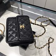 Chanel Tofu Black Bag Size 19 cm - 6