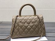 Chanel Coco Handle Bag Dark Beige Size 23 cm - 5