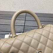 Chanel Coco Handle Bag Dark Beige Size 23 cm - 2