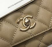 Chanel Coco Handle Bag Dark Beige Size 19 cm - 4