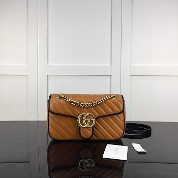 Gucci GG Marmont Brown Size 26 cm