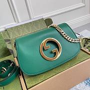 Gucci Blondie Shoulder Bag Green Size 28 x 16 x 4 cm - 5
