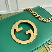 Gucci Blondie Shoulder Bag Green Size 28 x 16 x 4 cm - 3
