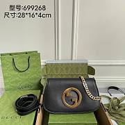 Gucci Blondie Shoulder Bag Black Size 28 x 16 x 4 cm - 1