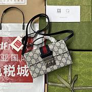 Gucci Padlock Mini Bag With Web Size 18 x 10 x 5 cm - 1