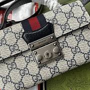 Gucci Padlock Mini Bag With Web Size 18 x 10 x 5 cm - 2