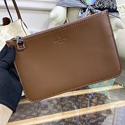 Louis Vuitton Lu Hina Medium Handbag White Brown Size 46 x 29.5 x 17 cm - 5