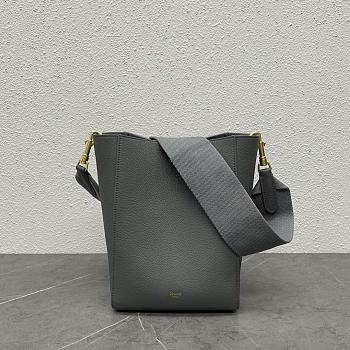 Celine Bucket Bag Gray Size 23 x 17 x 33 cm