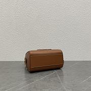 Celine Small Boston In Triomphe Canvas Brown Size 19.5 × 14 × 7.5 cm - 5