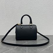 Celine Small Boston In Triomphe Canvas Black Size 19.5 × 14 × 7.5 cm - 3