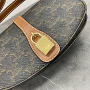 Celine Clutch On Strap Tabou In Triomphe Canvas And Calfskin Size 19.5 × 14 × 7.5 cm  - 6