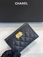 Chanel Leboy Ultra-Thin Card Holder Gold Hardware - 1