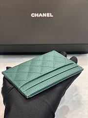 Chanel Leboy Ultra-Thin Card Holder Green - 4