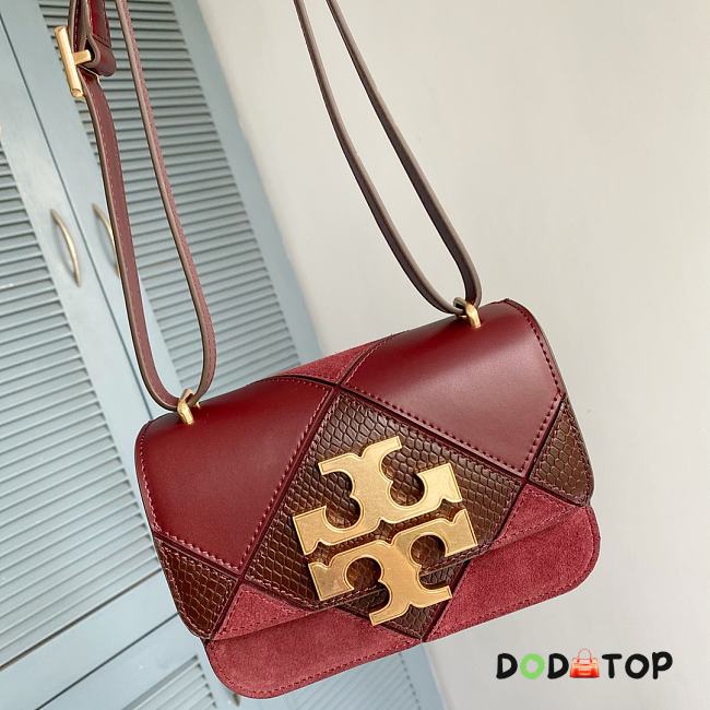 Tory Burch Eleanor Small Handbag Red Size 19 x 13.5 x 6.5 cm - 1