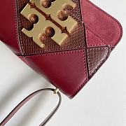 Tory Burch Eleanor Small Handbag Red Size 19 x 13.5 x 6.5 cm - 3
