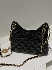 Chanel Hobo Hippie Bag Black Size 21.5 x 22.5 x 7 cm - 6