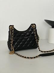 Chanel Hobo Hippie Bag Small Black Size 17 x 19 x 6 cm - 6