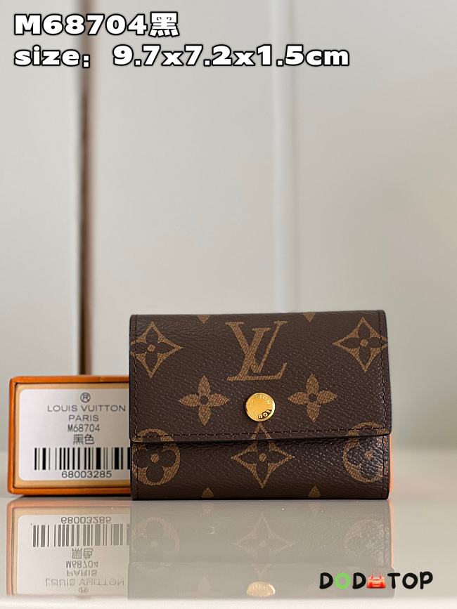 Louis Vuitton LV Micro Wallet Monogram Size 9.7 x 7.2 x 1.5 cm - 1