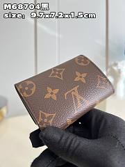 Louis Vuitton LV Micro Wallet Monogram Size 9.7 x 7.2 x 1.5 cm - 6