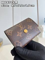 Louis Vuitton LV Micro Wallet Monogram Size 9.7 x 7.2 x 1.5 cm - 4