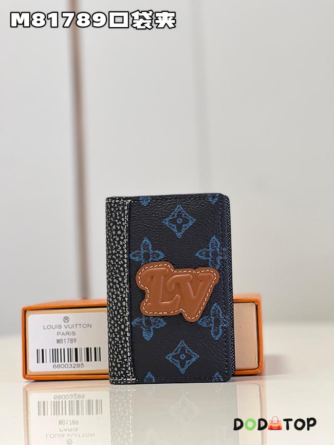 Louis Vuitton LV Pocket Wallet Size 7.5 x 11.1 x 1 cm - 1