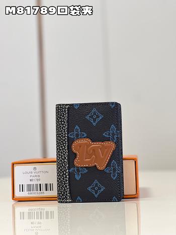 Louis Vuitton LV Pocket Wallet Size 7.5 x 11.1 x 1 cm