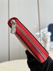 Louis Vuitton LV Supreme Red Wallet Size 21 × 12 × 2 cm - 6