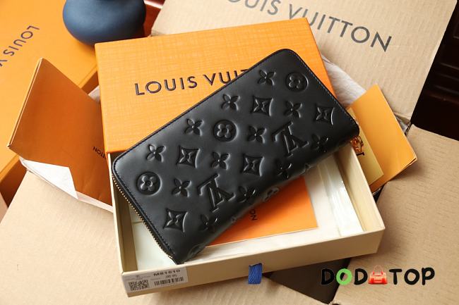 Louis Vuitton LV Zip Wallet Black Size 19.5 x 10.5 x 2.5 cm - 1