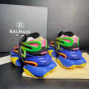 Balmain Neoprene and Leather Unicorn Low-Top Sneakers Multicolor  - 5