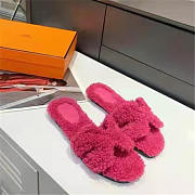 Hermes Women Pink Sandals - 1