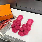 Hermes Women Pink Sandals - 5