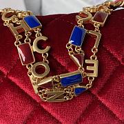 Chanel Velvet Chain Bag Red Size 16 x 12 x 5 cm - 4