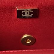 Chanel Velvet Chain Bag Red Size 16 x 12 x 5 cm - 2
