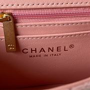 Chanel Velvet Chain Bag Pink Size 16 x 12 x 5 cm - 5