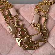 Chanel Velvet Chain Bag Pink Size 16 x 12 x 5 cm - 3