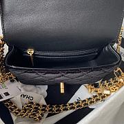 Chanel Velvet Chain Bag Black Size 16 x 12 x 5 cm - 6