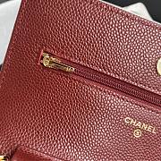 Chanel Woc Red Size 19 cm - 4