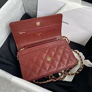 Chanel Woc Red Size 19 cm - 2