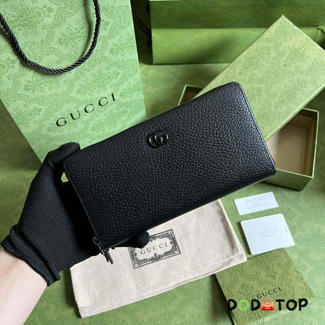 Gucci Marmont Long Wallet Black Size 19 x 10.5 x 2 cm - 1