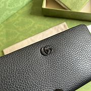 Gucci Marmont Long Wallet Black Size 19 x 10.5 x 2 cm - 2
