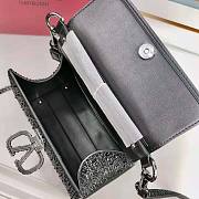 Valentino Vsling Handbag with Sparkling Embroidery Black Size 19 x 13 x 9 cm - 2