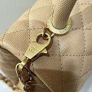 Chanel Coco Handle Bag Beige Gold Hardware Size 29 cm - 6