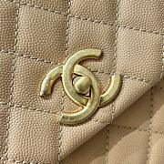 Chanel Coco Handle Bag Beige Gold Hardware Size 29 cm - 2